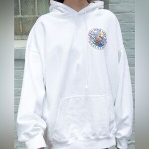 brandy Melville chill since 1993 White hoodie: One size (oversized)